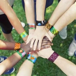 GENERIC 150 Pcs Slap Bracelet Wristbands With Sea Animals, Dinosaurs, Space,Animal Print And Hearts Designs For Kid Birthday Gifts Prizes Treasure Box Goodies Pinata Fillers Classroom Rewards 12 GENERIC 150 Pcs Slap Bracelet Wristbands With Sea Animals, Dinosaurs, Space,Animal Print And Hearts Designs For Kid Birthday Gifts Prizes Treasure Box Goodies Pinata Fillers Classroom Rewards -Folkmanis Toys Shop 51oe5SXfXJL