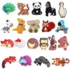 SUPINEEDO Two Different Sets Of Fully Magnetic Animal Magnets Bundle Merchandise 20pcs -Folkmanis Toys Shop 51ojd0hnNyL