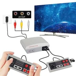 Mini Retro Game Console - Built-in 620 Old Classic Video Games, Plug And Play TV Games Old-School Gaming System Ideal Gifts Choice For Children/Adults -Folkmanis Toys Shop 51opH2zlVvL