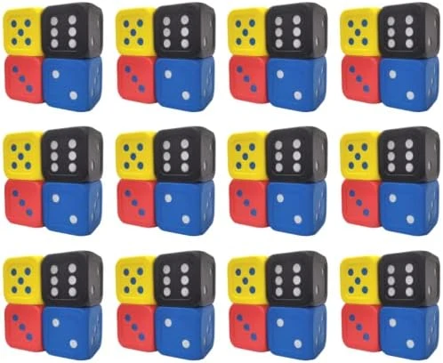 Macro Giant 6 Inch PU Foam Jumbo Big Playing Dice, Set Of 4, Basic Color, Math Teaching, Teaching Aids, Board Games, Kid Toy 9 Macro Giant 6 Inch PU Foam Jumbo Big Playing Dice, Set Of 4, Basic Color, Math Teaching, Teaching Aids, Board Games, Kid Toy - Image 7