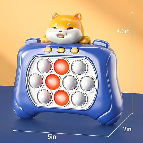 TEMI Pop Fidget Push Game, Handheld Game For Kids 6-8, Squeeze Sensory Push Bubble Stress Light Up Toy, Birthday Gifts For 8-12 Year Old Boys, Girls, Teens 6 TEMI Pop Fidget Push Game, Handheld Game For Kids 6-8, Squeeze Sensory Push Bubble Stress Light Up Toy, Birthday Gifts For 8-12 Year Old Boys, Girls, Teens - Image 4