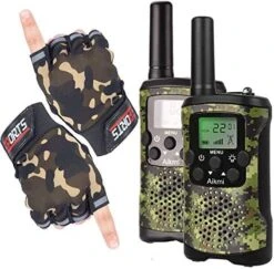 Gifts For Kids Aged 5-12 Boy Toys Kids Walkie Talkies 22 Channel 2 Way Radio 3 Miles Long Range Fit Outdoor Adventure Hunt Game Camp Toys For Boys 6 7 8 9 Years Old Gifts For Boys -Folkmanis Toys Shop 51ozLyFe9gL. AC