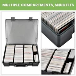 ALKOO 2200+ Card Case Holder, C.A.H/MTG Deck Box Organizer Storage Compatible With Cards Against Humanity/for Magic The Gathering/for Yugioh/for Topps Baseball & All Expansions 12 ALKOO 2200+ Card Case Holder, C.A.H/MTG Deck Box Organizer Storage Compatible With Cards Against Humanity/for Magic The Gathering/for Yugioh/for Topps Baseball & All Expansions -Folkmanis Toys Shop 51p0And4shL