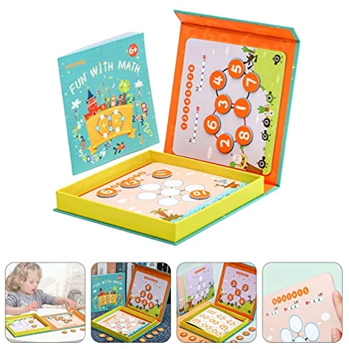 TOYANDONA Wooden Montessori Math Board Magnetic Numbers Learning Busy Board Kids Counting Puzzle Family Interactive Brain Teaser Toys For Kids Mathematical Thinking Training 3 TOYANDONA Wooden Montessori Math Board Magnetic Numbers Learning Busy Board Kids Counting Puzzle Family Interactive Brain Teaser Toys For Kids Mathematical Thinking Training - Image 2
