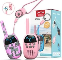 GOCOM Walkie Talkies For Kids, Kids Toys Handheld Child Gift Walky Talky, Two-Way Radio Boys & Girls Toys Age 3-12, For Indoor Outdoor Hiking Adventure Games 26 GOCOM Walkie Talkies For Kids, Kids Toys Handheld Child Gift Walky Talky, Two-Way Radio Boys & Girls Toys Age 3-12, For Indoor Outdoor Hiking Adventure Games -Folkmanis Toys Shop 51p8NrTMzXL. AC