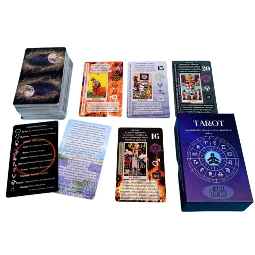 Witchy Cauldron Beginner Tarot, Tarot Cards With Meaning On It, Keyword Tarot Deck, Learning Tarot, Chakra, Planet, Affirmation (Spanish Edition) 8 Witchy Cauldron Beginner Tarot, Tarot Cards With Meaning On It, Keyword Tarot Deck, Learning Tarot, Chakra, Planet, Affirmation (Spanish Edition) - Image 6