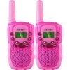Girls Walkie Talkies Pink, Walkie Talkies For Kids 22 Channels 2 Way Radio With Backlit LCD Screen & LED Flashlight, Birthday Gifts Toys For Girls(Pink,2 Pack) -Folkmanis Toys Shop 51phuktugRL
