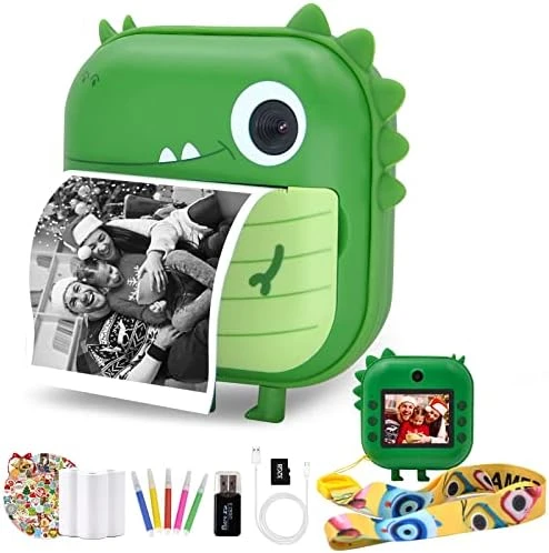 Instant Print Camera Toys For Toddlers Age 3-8,Boys And Girls Birthday Gifts With 1080P 2.4 Inch IPS Screen HD Video Recording,Kids Selfie Digital Camera Electronic Travel Game-Purple 9 Instant Print Camera Toys For Toddlers Age 3-8,Boys And Girls Birthday Gifts With 1080P 2.4 Inch IPS Screen HD Video Recording,Kids Selfie Digital Camera Electronic Travel Game-Purple - Image 7