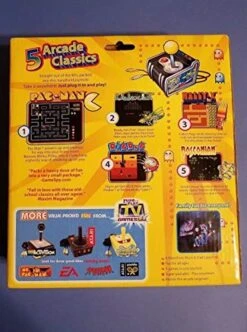 Original Pac Man Arcade Classics Namco Plug & Play TV Games -Folkmanis Toys Shop 51plUyRaYsL