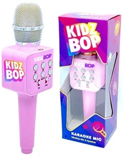 Move2Play, Kidz Bop Karaoke Microphone | The Hit Music Brand For Kids | Birthday Gift For Girls And Boys | Toy For Kids Ages 4, 5, 6, 7, 8+ Years Old