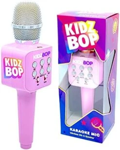 Move2Play, Kidz Bop Karaoke Microphone | The Hit Music Brand For Kids | Birthday Gift For Girls And Boys | Toy For Kids Ages 4, 5, 6, 7, 8+ Years Old -Folkmanis Toys Shop 51pv6SDfSRS. AC