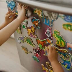 Melissa & Doug Wooden Magnets Set - Animals And Dinosaurs With 40 Wooden Magnets -Folkmanis Toys Shop 51pwOwqgMzL