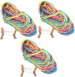 Jojofuny 80 Pcs Flip Rope Toys For Children Bouncy Toy Finger Hand String Game Cats Cradle String Finger String Toy For Fun Special Rope Rope Cloth Pupils Cats Cradle String Toy -Folkmanis Toys Shop 51pzdx46SkL. AC