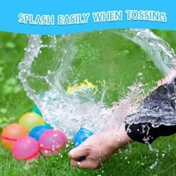 Bozamic Refillable Water Balloons Quick Fill Splash Balls Magnetic Splash Bombs For Water Fights Pool Games For Kids 16-Pack 9 Bozamic Refillable Water Balloons Quick Fill Splash Balls Magnetic Splash Bombs For Water Fights Pool Games For Kids 16-Pack -Folkmanis Toys Shop 51q55HXBZcL