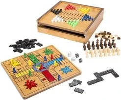 Hey! Play! 7-in-1 Classic Wooden Board Game Set – Old Fashioned Family Game Night Cards, Dice, Chess, Checkers, Backgammon, Dominoes And Cribbage (12-HY2691) 17 Hey! Play! 7-in-1 Classic Wooden Board Game Set – Old Fashioned Family Game Night Cards, Dice, Chess, Checkers, Backgammon, Dominoes And Cribbage (12-HY2691) -Folkmanis Toys Shop 51qFTCwZSwL. AC