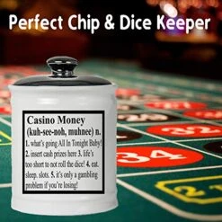 Cottage Creek Casino Money Jar Piggy Bank Gambling Gifts Casino Party Decorations -Folkmanis Toys Shop 51qKA2qLdSL