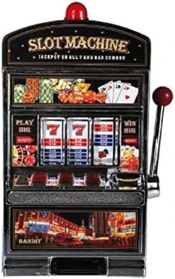 OOTB Plastic Savings Bank, Slot Machine With Sound And Light, Colourful, 24 X 38.7 X 16.6 Cm -Folkmanis Toys Shop 51qPRWBzkqL. AC