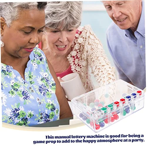 Ibasenice 5 Sets Lottery Machine Small Lottery Machine Bingo Games Toys Tombola Portable Gaming Console Mini Game Consoles Mini Toys Party Supplies Manual Lottery Ball Machine Shake Plastic 8 Ibasenice 5 Sets Lottery Machine Small Lottery Machine Bingo Games Toys Tombola Portable Gaming Console Mini Game Consoles Mini Toys Party Supplies Manual Lottery Ball Machine Shake Plastic - Image 6