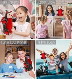 DolliBu Ladybug Plush Hand Puppet For Kids - Soft Plush Stuffed Animal Hand Puppet Toy For Puppet Show Games Puppet Theaters For Kids, Adult Cute Puppets Educational Toy To Teach Children & Toddlers 10 DolliBu Ladybug Plush Hand Puppet For Kids - Soft Plush Stuffed Animal Hand Puppet Toy For Puppet Show Games Puppet Theaters For Kids, Adult Cute Puppets Educational Toy To Teach Children & Toddlers -Folkmanis Toys Shop 51qRkw2K10S