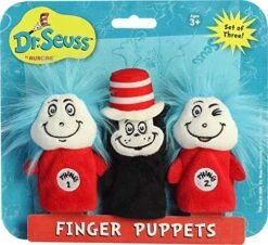 Aurora - Dr. Seuss - 3" Dr. Seuss Finger Puppet Set