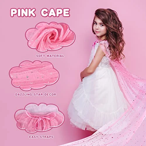 Princess Dress Up Shoes And Jewelry Boutique, Princess Role Play Set Incl Cloak,Color Skirts,Shoes,Crowns,Bags, Princess Accessories, Gifts Toys For Age 3 4 5 6 Years Old Girls Toddlers 6 Princess Dress Up Shoes And Jewelry Boutique, Princess Role Play Set Incl Cloak,Color Skirts,Shoes,Crowns,Bags, Princess Accessories, Gifts Toys For Age 3 4 5 6 Years Old Girls Toddlers - Image 4