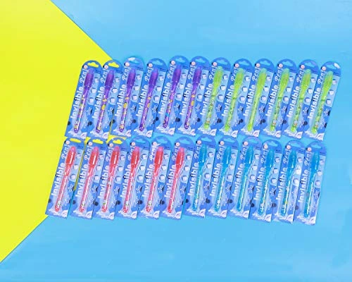 Invisible Ink Pen, Spy Pen Secret Message Writer With Uv Light Magic Marker For Drawing Fun Activity Kids Party Favors Ideas Gifts And Stock Stuffer (24pcs) 4 Invisible Ink Pen, Spy Pen Secret Message Writer With Uv Light Magic Marker For Drawing Fun Activity Kids Party Favors Ideas Gifts And Stock Stuffer (24pcs) - Image 2