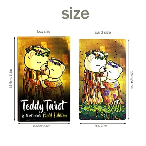 Yuyanrocks Cute Teddy Tarot Cards - Fortune Telling Toys For Kids With Rider Tarot Deck 4 Yuyanrocks Cute Teddy Tarot Cards - Fortune Telling Toys For Kids With Rider Tarot Deck - Image 2