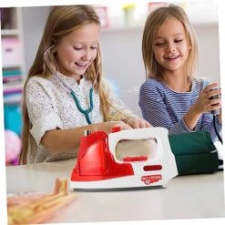 TIDTALEO 1pc Simulation Electric Iron Educational Power Washers Electric Powered Tiny Washing Machine Pretend Play Role Play For Toddlers Steam Iron Steam Props -Folkmanis Toys Shop 51qpa1MY1xL