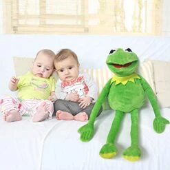 Kermit Frog Hand Puppet, Kermit The Frog Stuffed Plush Toy For Boys & Girls, The Puppet Movie Show Soft Frog Doll For Role Play - 24 Inches -Folkmanis Toys Shop 51qstI66MdL