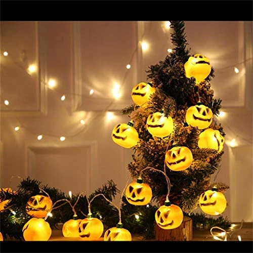TOPUP Props Halloween Lights Halloween LED Decoration String Pumpkin Lights Novelty Funny Toy Baby Play Mat (as Shown, One Size) 4 TOPUP Props Halloween Lights Halloween LED Decoration String Pumpkin Lights Novelty Funny Toy Baby Play Mat (as Shown, One Size) - Image 2