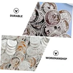 Alasum 200pcs Pirate Gold Coin Vintage Pirate Accessories Metal Coins Gold Treasure Coins Plastic Game Coins Golden Game Coins Funny Game Coins Simulation Gold Coins Photo Prop 13 Alasum 200pcs Pirate Gold Coin Vintage Pirate Accessories Metal Coins Gold Treasure Coins Plastic Game Coins Golden Game Coins Funny Game Coins Simulation Gold Coins Photo Prop -Folkmanis Toys Shop 51rY4CxHXiL