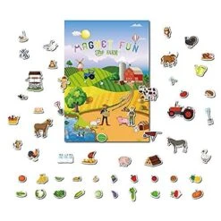 Magnetic Playboard Construntion Site And Farm -Folkmanis Toys Shop 51rdRWnT4aL