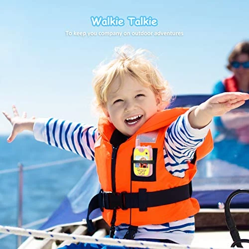 Dragon Touch Walkie Talkies Kids Camera, TalkieCam Multifunctional 1080P Digital Video Camera Toy With Built-in Games, Backlit LCD, Flashlight For 3-12 Year Old Boys Girls (Blue & Pink 2 Pack) 4 Dragon Touch Walkie Talkies Kids Camera, TalkieCam Multifunctional 1080P Digital Video Camera Toy With Built-in Games, Backlit LCD, Flashlight For 3-12 Year Old Boys Girls (Blue & Pink 2 Pack) - Image 2