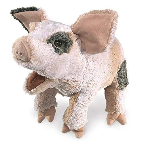 Folkmanis Grunting Pig Hand Puppet, Standard Packaging, Pink 4 Folkmanis Grunting Pig Hand Puppet, Standard Packaging, Pink - Image 2