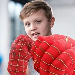 Superhero Gloves For Kids Boxing Gloves Smash Hands Big Soft Plush Hero Fists,Superhero Toys For Boys Girls, Role Play Costume Birthday Gift For Toddlers Kids Age 3+ (Red) 12 Superhero Gloves For Kids Boxing Gloves Smash Hands Big Soft Plush Hero Fists,Superhero Toys For Boys Girls, Role Play Costume Birthday Gift For Toddlers Kids Age 3+ (Red) -Folkmanis Toys Shop 51rndMz84WS