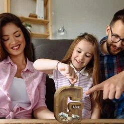 AORCMITN Large Wooden Letter Coin Personalized Piggy Bank For Boys Girls Kids Toddler Adults Money Bank Best Gift For Friends (9.2 Inch-J) 20 AORCMITN Large Wooden Letter Coin Personalized Piggy Bank For Boys Girls Kids Toddler Adults Money Bank Best Gift For Friends (9.2 Inch-J) -Folkmanis Toys Shop 51rrEJi9GDL