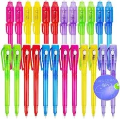 24 Pcs Invisible Ink Pens With UV Light For Kids, Spy Pen Invisible Magic Secret Message Pen With Two Notepads, Kids Party Favors Magic Marker Disappearing Ink Markers Festival Gift For Children 17 24 Pcs Invisible Ink Pens With UV Light For Kids, Spy Pen Invisible Magic Secret Message Pen With Two Notepads, Kids Party Favors Magic Marker Disappearing Ink Markers Festival Gift For Children -Folkmanis Toys Shop 51rs4tzrjhL. AC