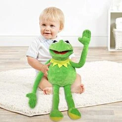 Kermit Frog Hand Puppet, Kermit The Frog Stuffed Plush Toy For Boys & Girls, The Puppet Movie Show Soft Frog Doll For Role Play - 24 Inches -Folkmanis Toys Shop 51rto8AtBKL