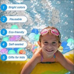 MSTOKIN 12 Pack Reusable Water Balloons For Summer Outdoor Games, Refillable Magnetic Self Sealing Silicone Water Balls For Kids Toys, Easy Quick Fill Water Bombs For Outside Play Fun Activities -Folkmanis Toys Shop 51rxaX61txL