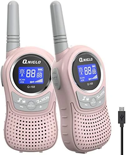 QNIGLO Camping Walkie Talkies For Kids Rechargeable, Camo Kids Walkie Talkies For Boys Girls Fit Outdoor Adventure Game Spy Gear Hiking, Army Police Toys For 3 4 5 6-12 Year Old 11 QNIGLO Camping Walkie Talkies For Kids Rechargeable, Camo Kids Walkie Talkies For Boys Girls Fit Outdoor Adventure Game Spy Gear Hiking, Army Police Toys For 3 4 5 6-12 Year Old - Image 9