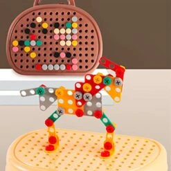 GENERIC 2023 Creative Toolbox, Thursday Creative Toolbox Toys Electric Drill Screwdriver Tools Electric Drill Construction Toys Preschool Educational Activities Toys For Children Over 3 Years Old (Yellow) 17 GENERIC 2023 Creative Toolbox, Thursday Creative Toolbox Toys Electric Drill Screwdriver Tools Electric Drill Construction Toys Preschool Educational Activities Toys For Children Over 3 Years Old (Yellow) -Folkmanis Toys Shop 51s8egNrFBL