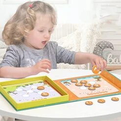 TOYANDONA Wooden Montessori Math Board Magnetic Numbers Learning Busy Board Kids Counting Puzzle Family Interactive Brain Teaser Toys For Kids Mathematical Thinking Training 12 TOYANDONA Wooden Montessori Math Board Magnetic Numbers Learning Busy Board Kids Counting Puzzle Family Interactive Brain Teaser Toys For Kids Mathematical Thinking Training -Folkmanis Toys Shop 51s9AgR8PTS