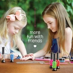 Nail Art Studio For Girls - Nail Polish Kit For Kids Ages 7-12 Years Old - Girl Gifts - Glitz 'n Glamour Girls Nails Gift Set - Cool Girly Stuff - Polish, Pens, Glitter, Stickers, Gems, Filer 10 Nail Art Studio For Girls - Nail Polish Kit For Kids Ages 7-12 Years Old - Girl Gifts - Glitz 'n Glamour Girls Nails Gift Set - Cool Girly Stuff - Polish, Pens, Glitter, Stickers, Gems, Filer -Folkmanis Toys Shop 51sAsVaiQDL
