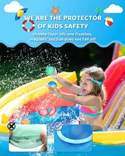 SOPPYCID Tonoviviy Water Balloons Reusable, Self-cleaning&Quick Fill Water Bomb Balloons, No Pick UP After Water Fight,Water Balloons For Summer Toys And Parties, Pool Toys,Outdoor Games (8PCS)