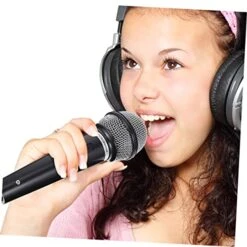 Toyvian 16 Pcs Game Musical Mics Kids Prop For Play Microphone Toy Birthday Clothes Favors Plastic Girl Party Proppretend Toys Microphones Baby Interesting Fun Realistic Speaker Black -Folkmanis Toys Shop 51sKZSSi9WL