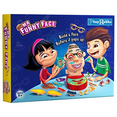 PlayRoute Funny Face Pop Up Game | Fun Board Game For Kids Ages 4-6-8 And Up | Preschool & Family Pop Up Toy Game For Girls And Boys 3 PlayRoute Funny Face Pop Up Game | Fun Board Game For Kids Ages 4-6-8 And Up | Preschool & Family Pop Up Toy Game For Girls And Boys