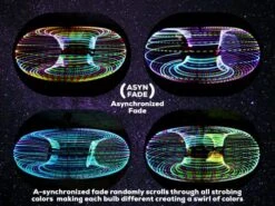 HoopHeads Luminati LED Hula Hoop With Remote 32 Unique Colors, Modes, And Effects - 44+ Bold Bright LEDs (28" Diameter - 5/8" HDPE) 17 HoopHeads Luminati LED Hula Hoop With Remote 32 Unique Colors, Modes, And Effects - 44+ Bold Bright LEDs (28" Diameter - 5/8" HDPE) -Folkmanis Toys Shop 51sTbZxeUZL