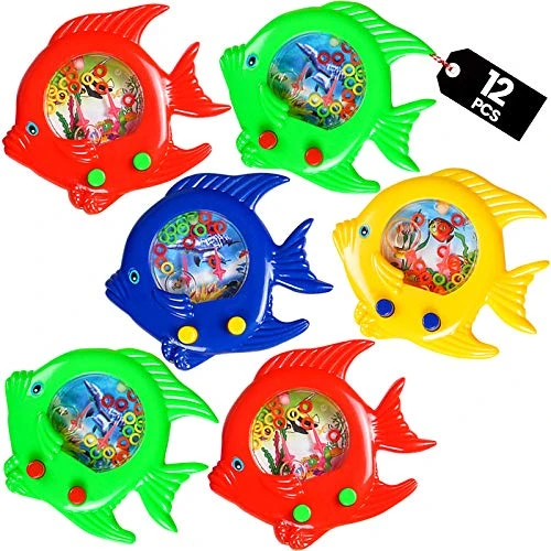 Fish Ring Toss Water Games For Kids - (Pack Of 12) Handheld Retro Mini Game Pocket Travel Toys For Car Road Trips, Party Favors And Game Prizes 3 Fish Ring Toss Water Games For Kids - (Pack Of 12) Handheld Retro Mini Game Pocket Travel Toys For Car Road Trips, Party Favors And Game Prizes