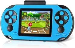 TaddToy 16 Bit Handheld Game Console For Kids Adults, 3.0'' Large Screen Preloaded 230 HD Classic Retro Video Games With USB Rechargeable Battery & 3 Game Cartridges For Birthday Gift For Kids 4-12 -Folkmanis Toys Shop 51sgCuuFCRL. AC