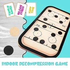 Jiusike Parent-Child Interactive Toy Fast Sling Puck Game Ice Games For Children Finger Puppet (Multicolour, One Size) -Folkmanis Toys Shop 51sltWIGvGL